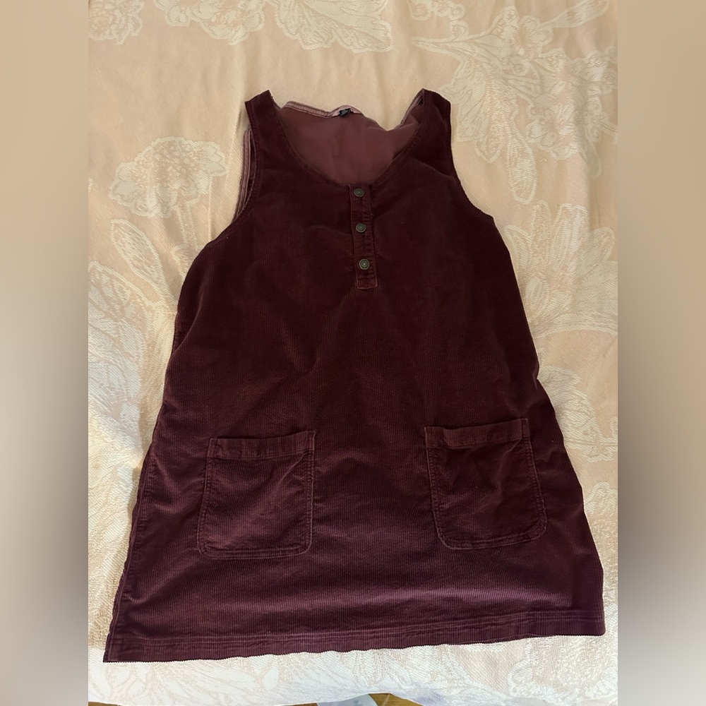 American Eagle Outfitters Maroon Corduroy Dress